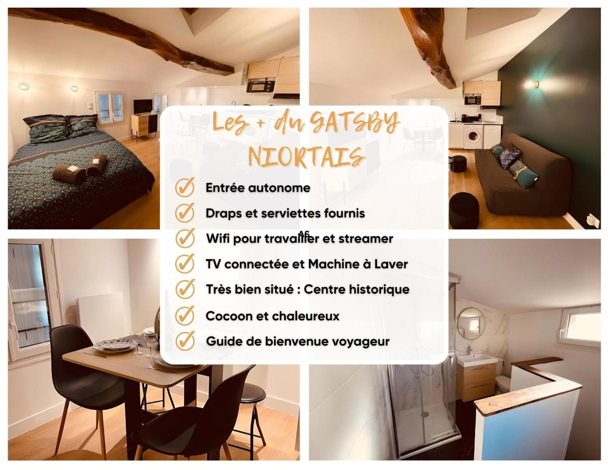 Le Gatsby Niortais - Home Homy Bagian luar foto