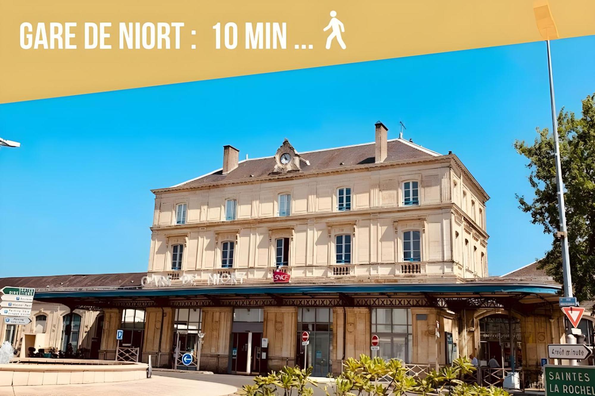 Le Gatsby Niortais - Home Homy Bagian luar foto